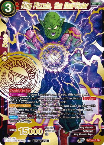 King Piccolo, the New Ruler (Alternate Art Set 2021 Vol. 3) (DB3-015) [Tournament Promotion Cards] 
