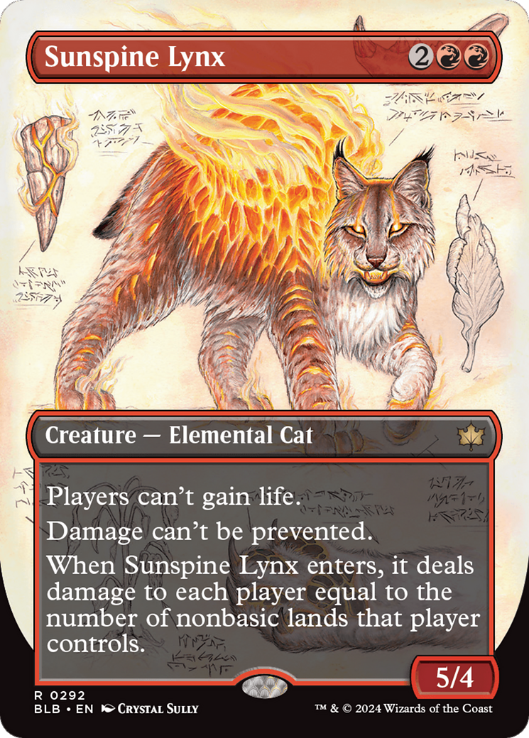 Sunspine Lynx (Borderless) [Bloomburrow] 