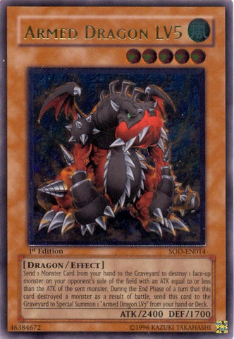 Armed Dragon LV5 [SOD-EN014] Ultimate Rare 