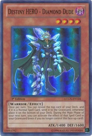 Destiny HERO - Diamond Dude [LCGX-EN124] Super Rare 
