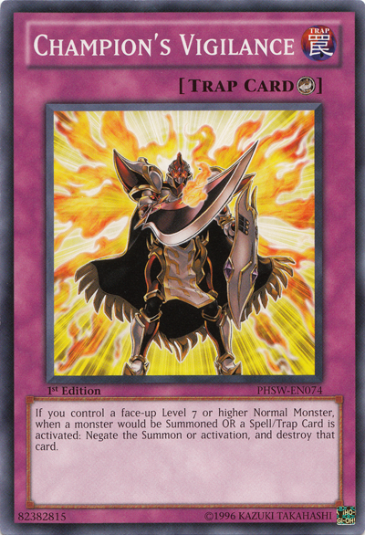 Champion's Vigilance [PHSW-EN074] Common 