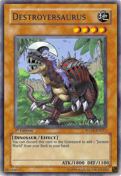 Destroyersaurus [FOTB-EN017] Rare 