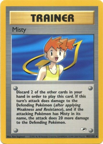 Misty (102/132) [Gym Heroes Unlimited] 