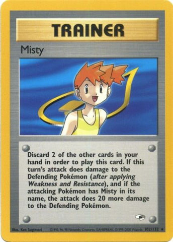 Misty (102/132) [Gym Heroes Unlimited] 