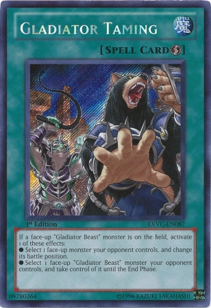 Gladiator Taming [EXVC-EN087] Secret Rare 