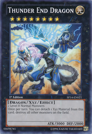 Thunder End Dragon [SP14-EN021] Starfoil Rare 