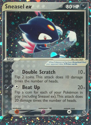 Sneasel ex (103/109) [EX: Ruby &amp; Sapphire] 