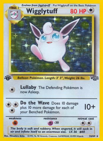 Wigglytuff (16/64) [Jungle 1st Edition] 