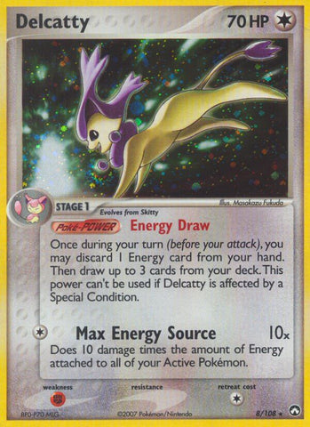 Delcatty (8/108) (Theme Deck Exclusive) [EX: Power Keepers] 