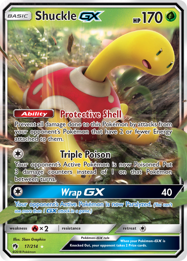 Shuckle GX (17/214) [Sun &amp; Moon: Lost Thunder] 