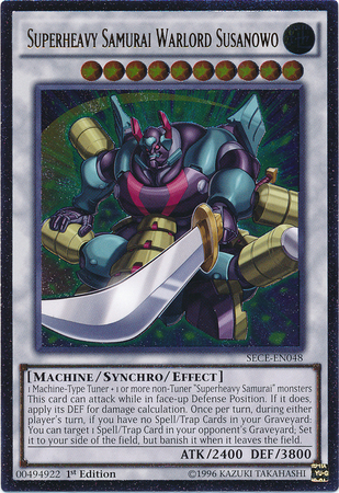 Superheavy Samurai Warlord Susanowo [SECE-EN048] Ultimate Rare 