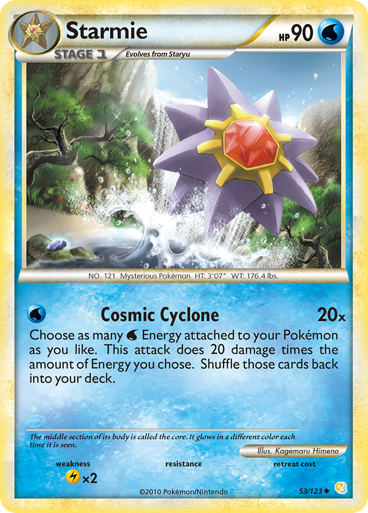 Starmie (53/123) [HeartGold &amp; SoulSilver: Base Set] 
