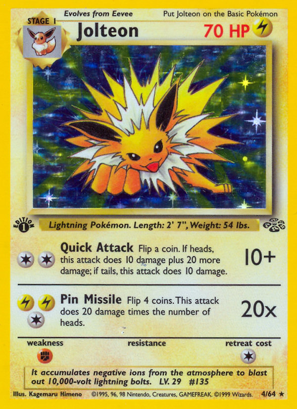 Jolteon (4/64) [Jungle 1st Edition] 
