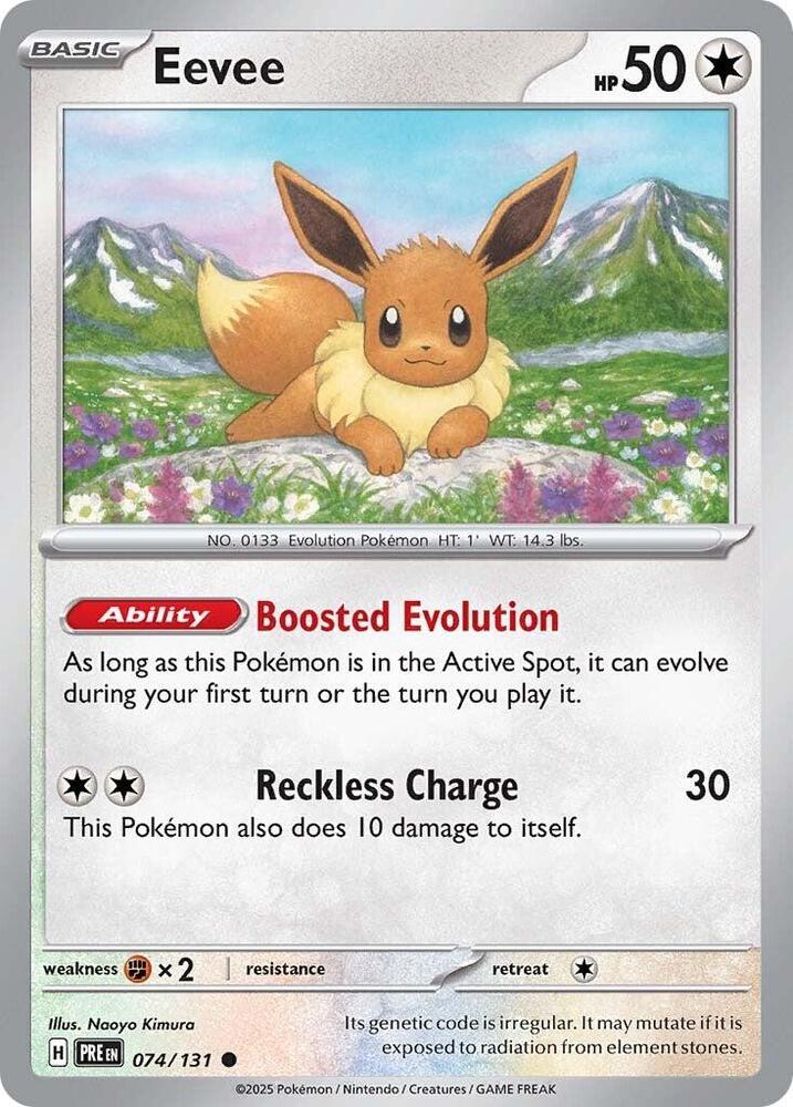 Eevee (074/131) [Scarlet &amp; Violet: Prismatic Evolutions] 