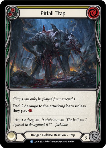 Pitfall Trap (Yellow) [LXI029] (Tales of Aria Lexi Blitz Deck) 1st Edition Normal 