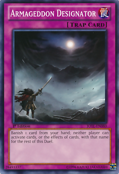 Armageddon Designator [JOTL-EN080] Common 