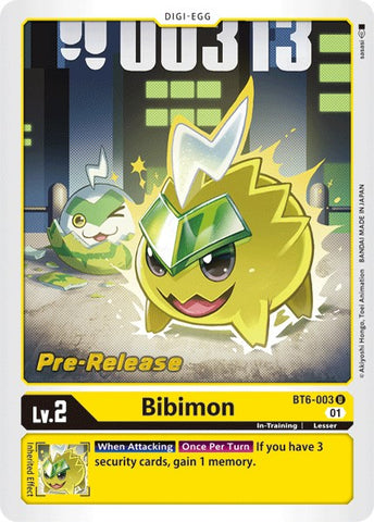 Bibimon [BT6-003] [Double Diamond Pre-Release Cards] 