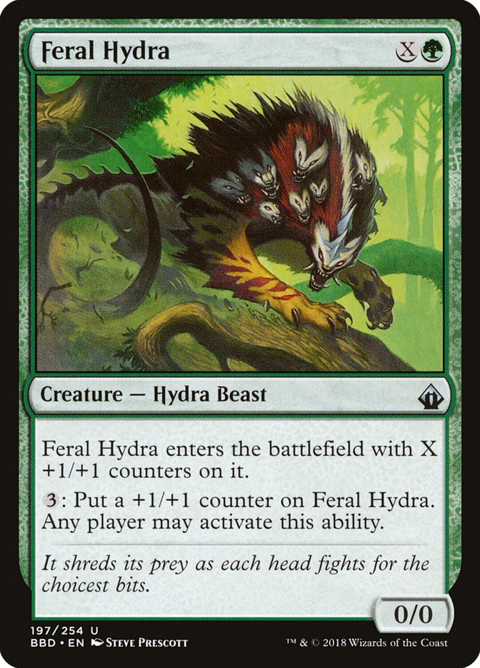 Feral Hydra [Battlebond] 