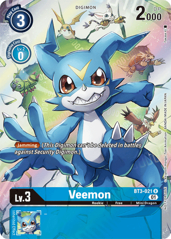 Veemon [BT3-021] (1-Year Anniversary Box Topper) [Promotional Cards] 