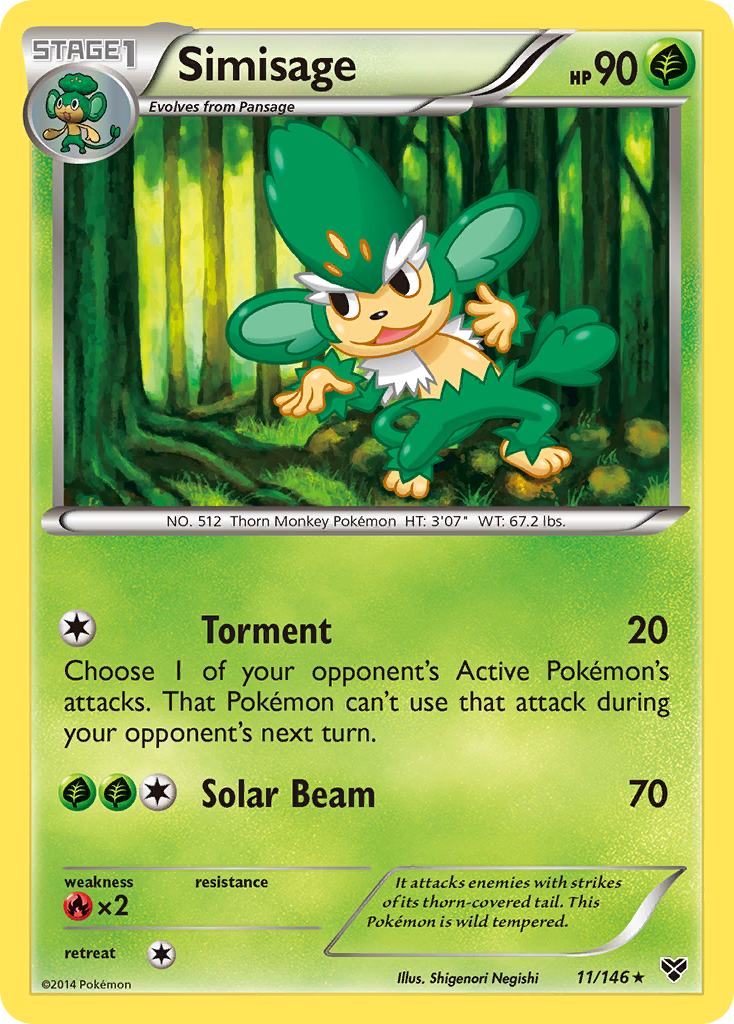 Simisage (11/146) [XY: Base Set] 