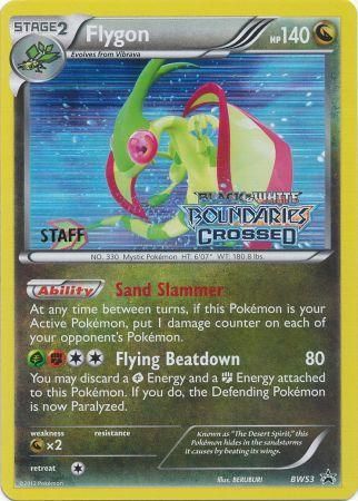 Flygon (BW53) (Staff Prerelease Promo) [Black &amp; White: Black Star Promos] 