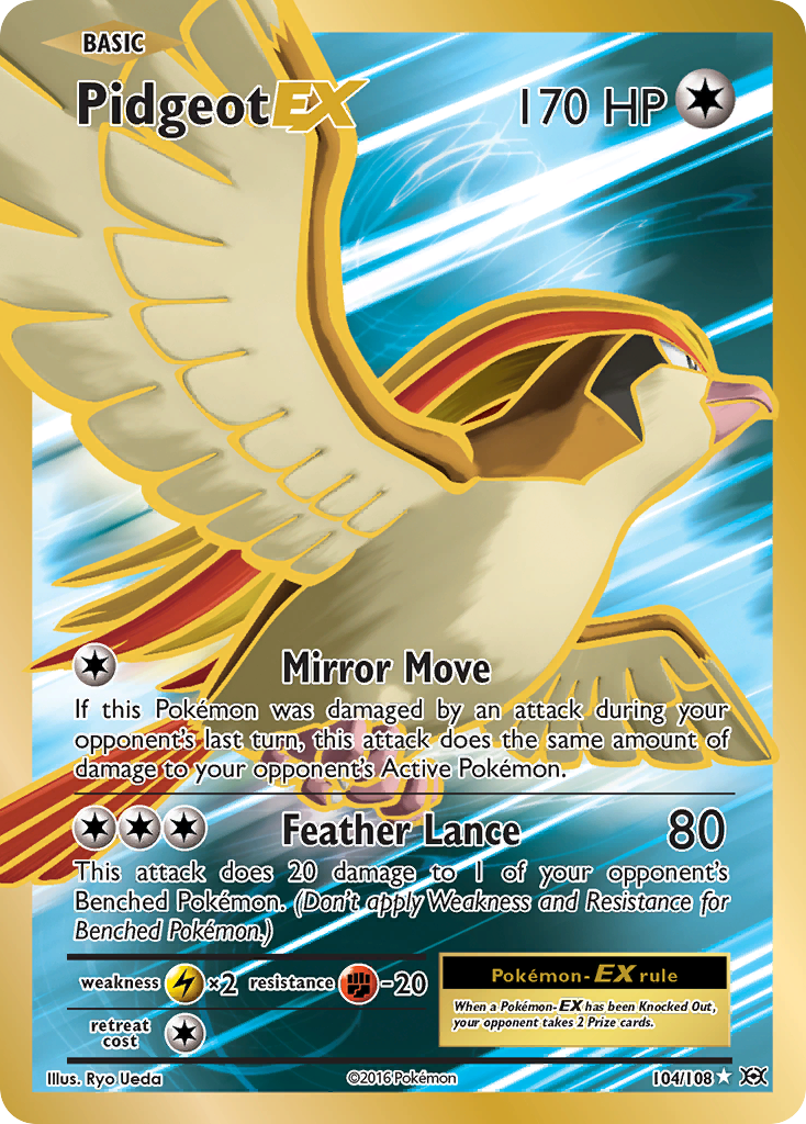 Pidgeot EX (104/108) [XY: Evolutions] 