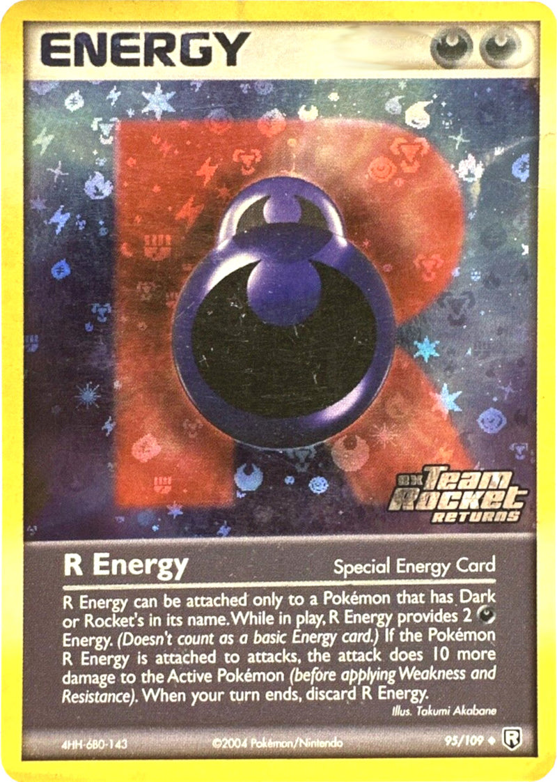 R Energy (95/109) (Stamped) [EX: Team Rocket Returns] 