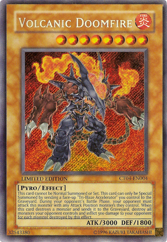 Volcanic Doomfire [CT04-EN004] Secret Rare 