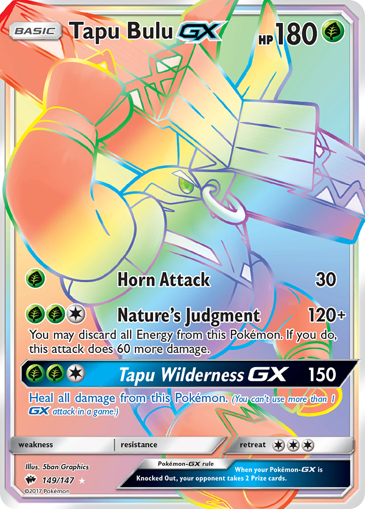 Tapu Bulu GX (149/147) [Sun &amp; Moon: Burning Shadows] 