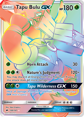 Tapu Bulu GX (149/147) [Sun &amp; Moon: Burning Shadows] 