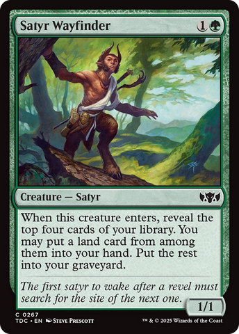 Satyr Wayfinder [Tarkir: Dragonstorm Commander] 
