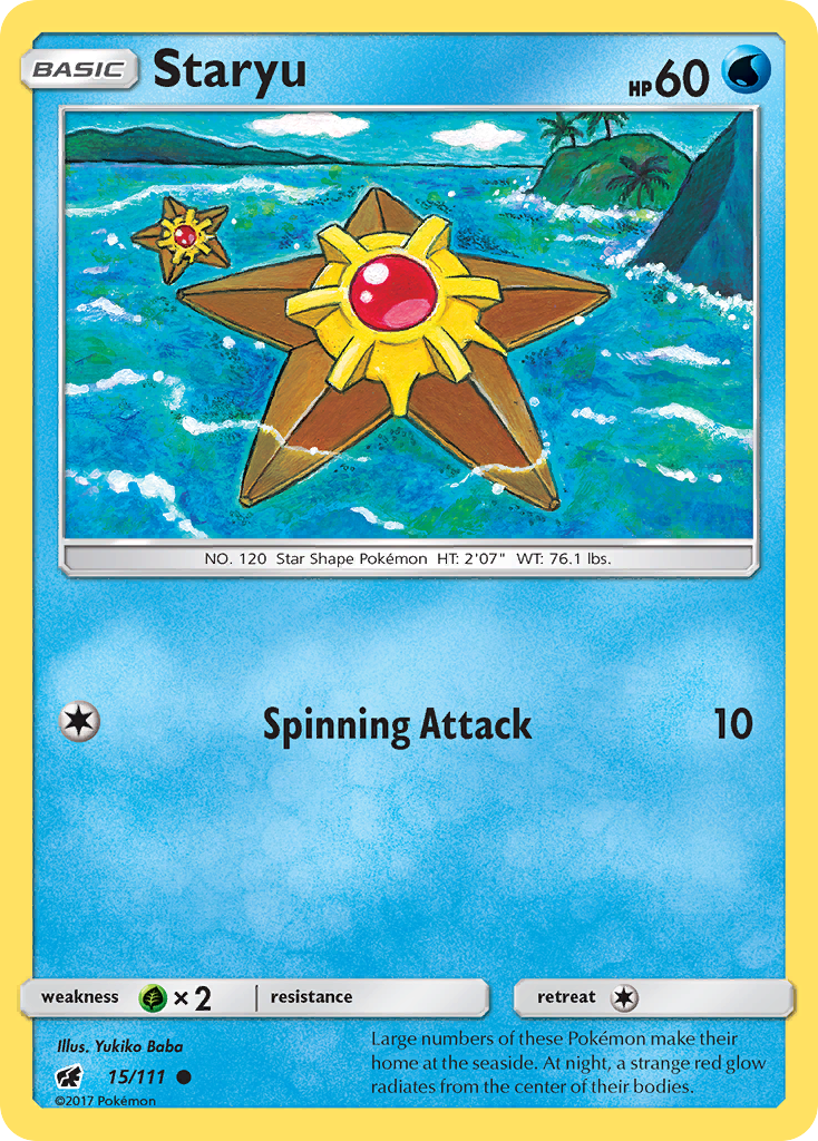 Staryu (15/111) [Sun &amp; Moon: Crimson Invasion] 