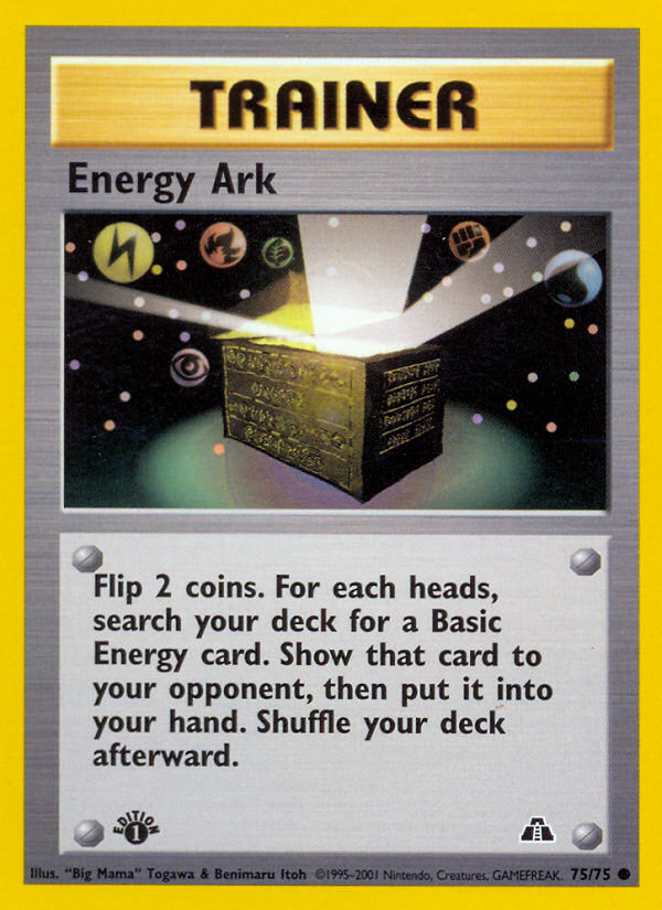 Energy Ark (75/75) [Neo Discovery 1st Edition] 