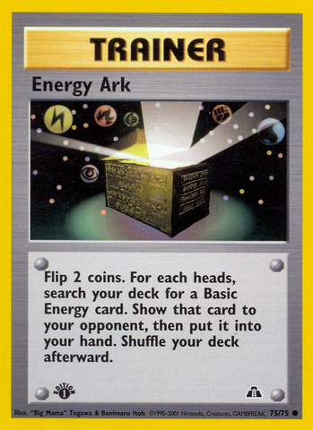 Energy Ark (75/75) [Neo Discovery 1st Edition] 