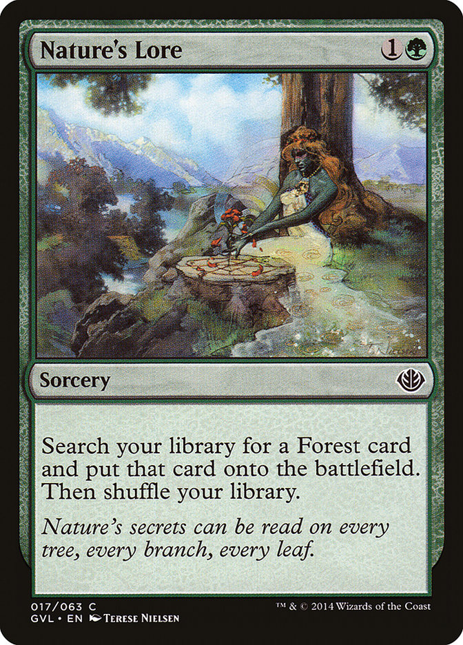 Nature's Lore (Garruk vs. Liliana) [Duel Decks Anthology] 