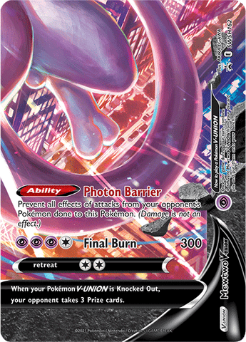 Mewtwo V-Union (SWSH162) [Sword &amp; Shield: Black Star Promos] 