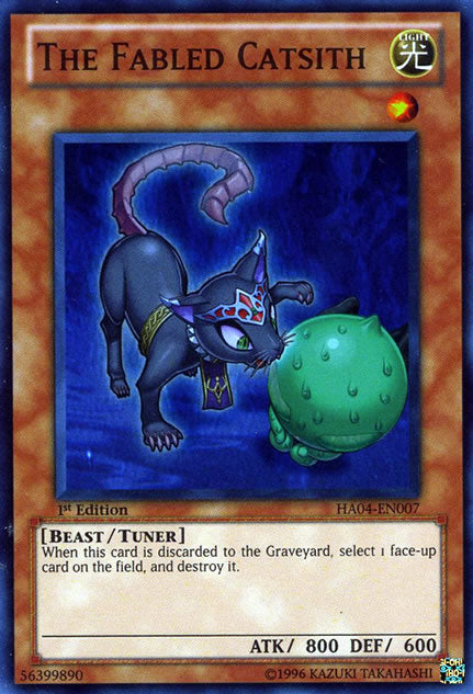 The Fabled Catsith [HA04-EN007] Super Rare 