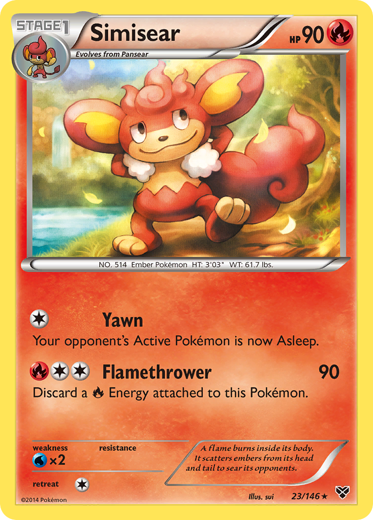 Simisear (23/146) [XY: Base Set] 