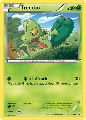 Treecko (6/160) [XY: Primal Clash] 