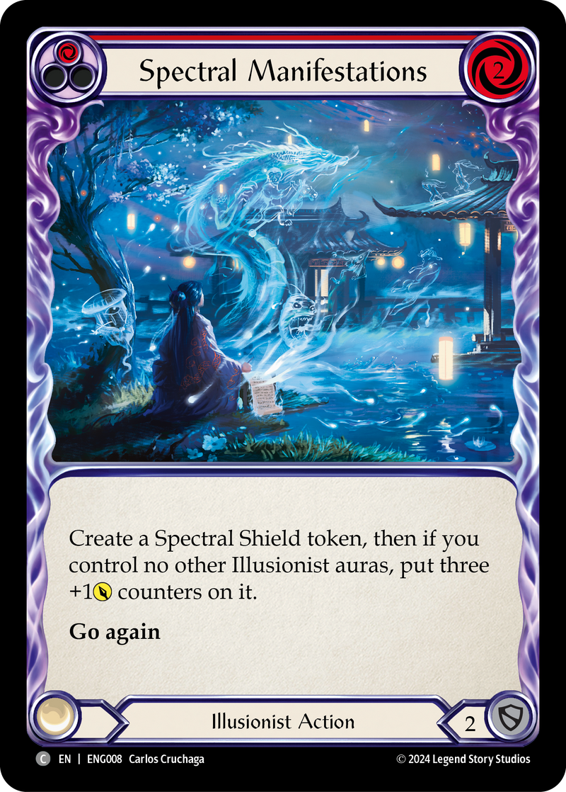 Spectral Manifestations [ENG008] (Part of the Mistveil Enigma Blitz Deck) 
