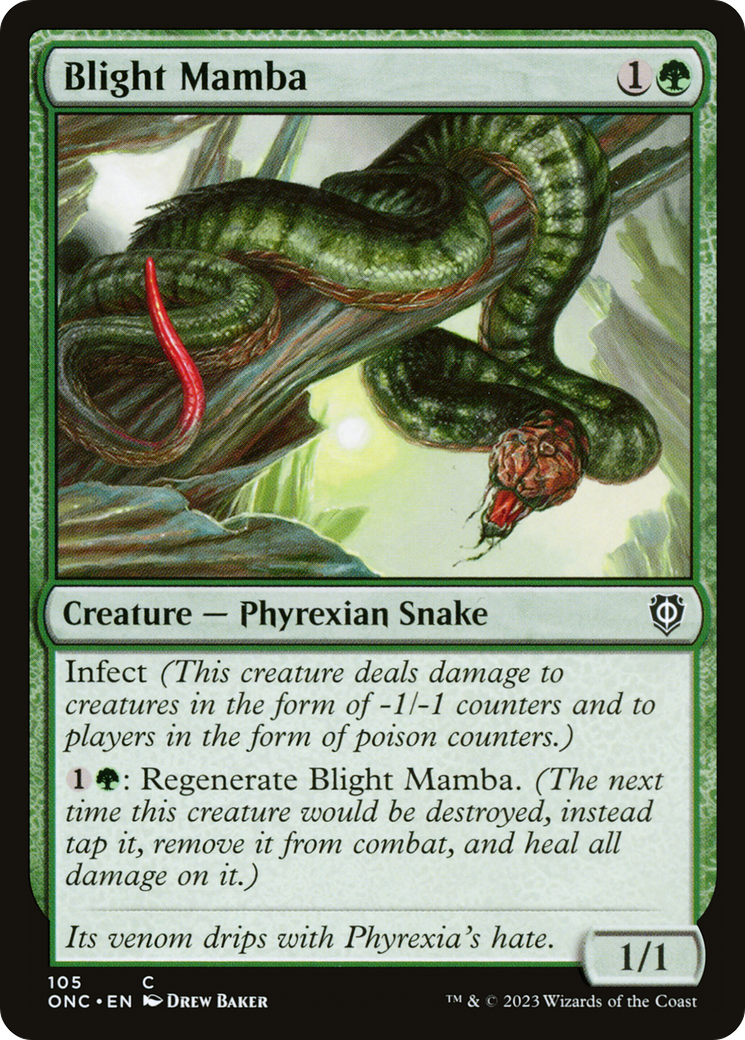 Blight Mamba [Phyrexia: All Will Be One Commander] 