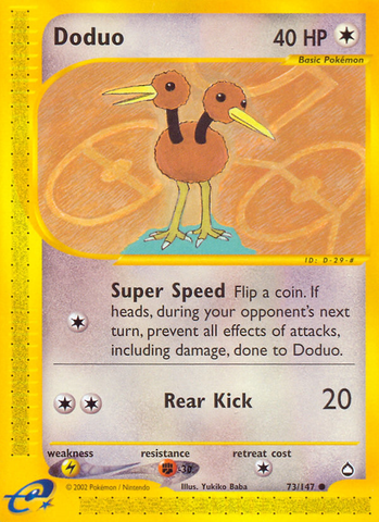 Doduo (73/147) [Aquapolis] 