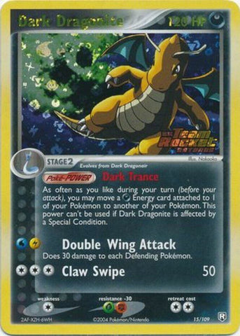 Dark Dragonite (15/109) (Stamped) [EX: Team Rocket Returns] 