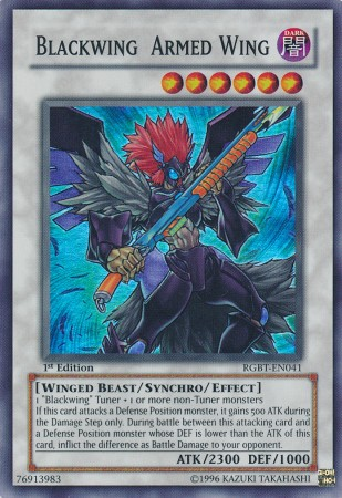 Blackwing Armed Wing [RGBT-EN041] Super Rare 