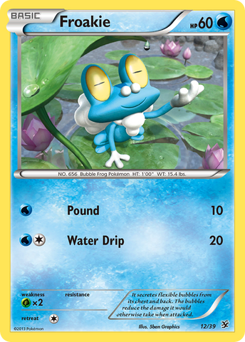 Froakie (12/39) [XY: Kalos Starter Set] 