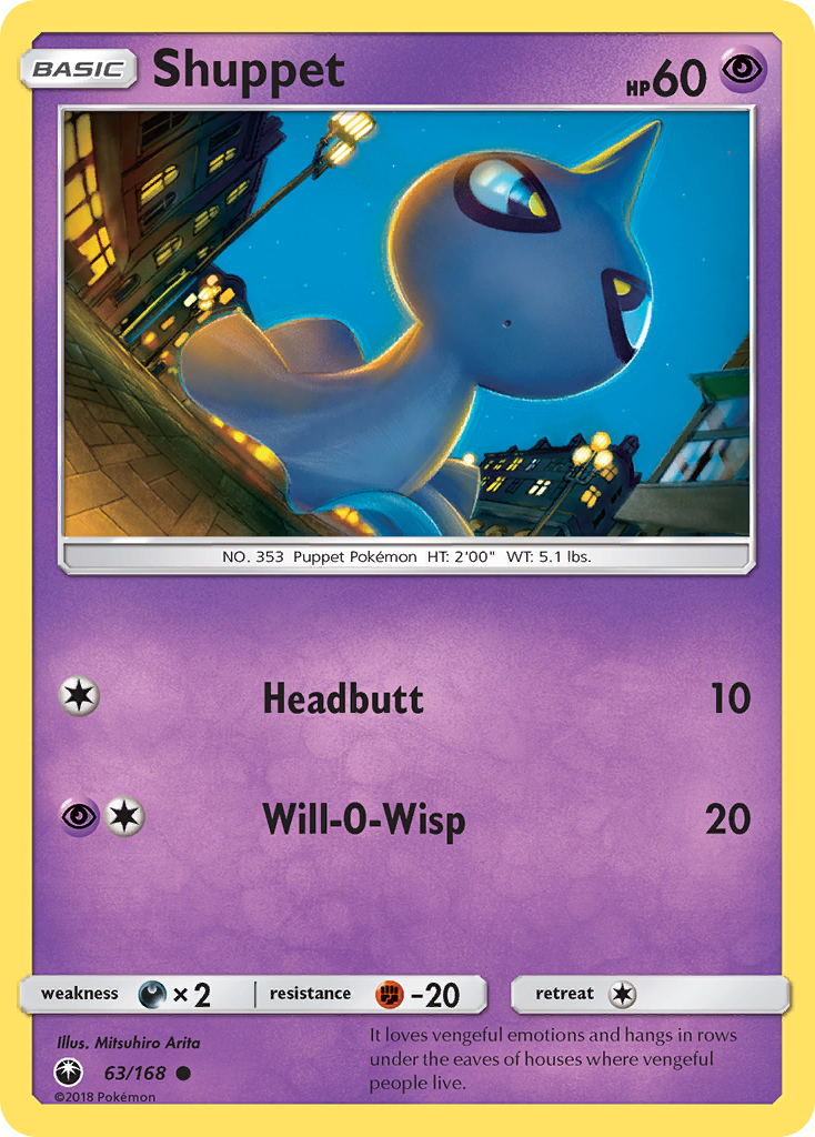 Shuppet (63/168) [Sun &amp; Moon: Celestial Storm] 