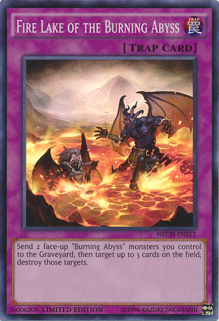 Fire Lake of the Burning Abyss (SE) [NECH-ENS12] Super Rare 