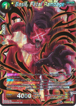 Basil, Fatal Rampage (DB2-111) [Divine Multiverse] 