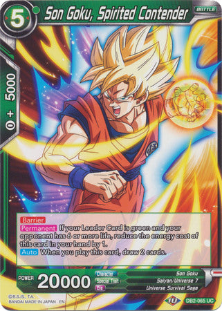 Son Goku, Spirited Contender (DB2-065) [Divine Multiverse] 