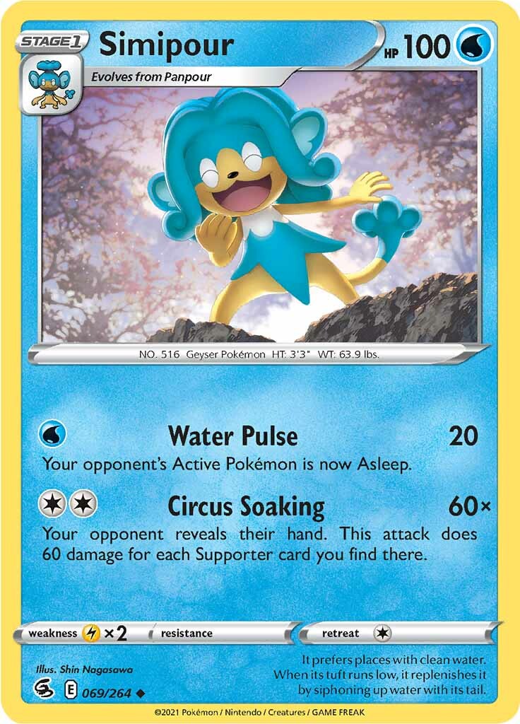 Simipour (069/264) [Sword &amp; Shield: Fusion Strike] 